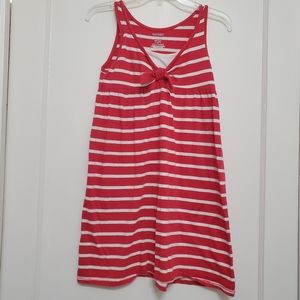 Old Navy red and white striped summer dress xl